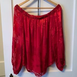 Ladies off the shoulder blouse